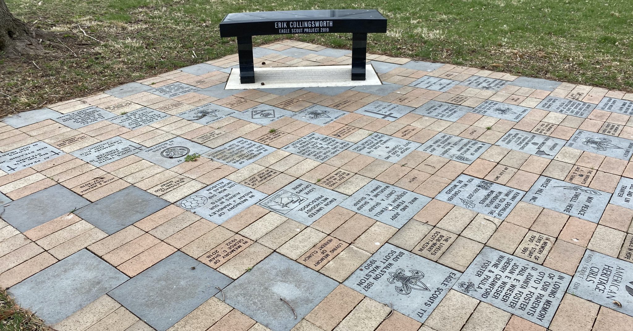 Memorial Paver Garden Enon United Methodist Church Umc Ohio