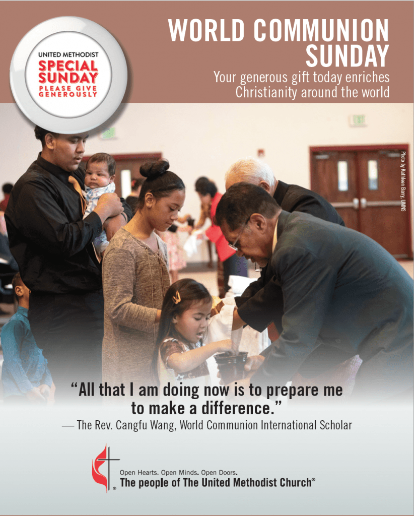 Enon UMC World Communion Sunday poster